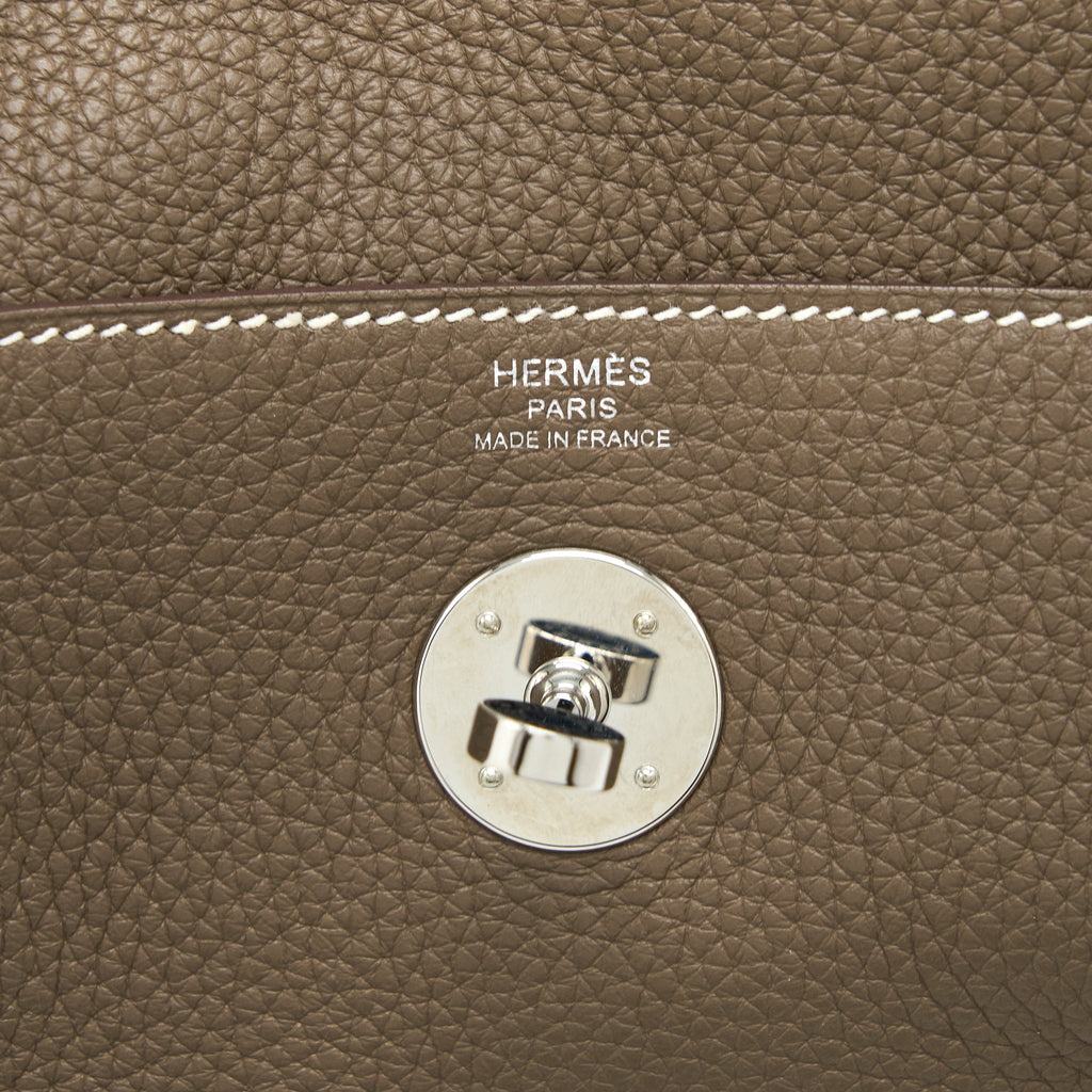 Hermes Lindy 26 Clemence Etoupe SHW