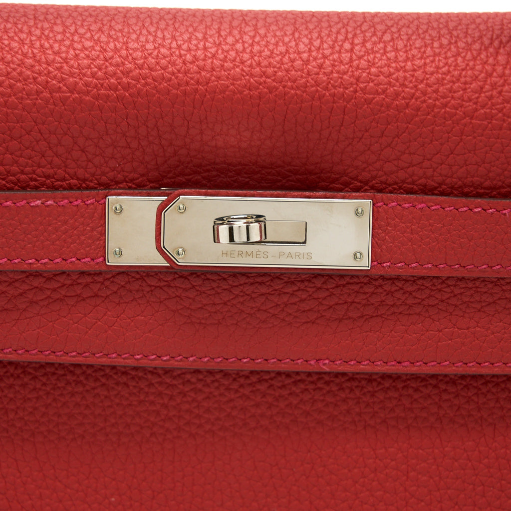 HERMES KELLY 32 TOGO D5 GERANIUM SHW