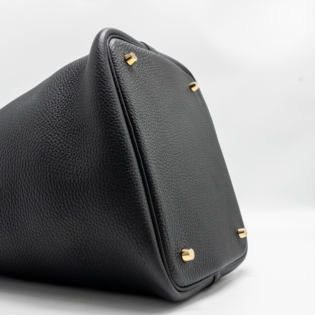HERMES PICOTIN 22 CLEMENCE BLACK GHW