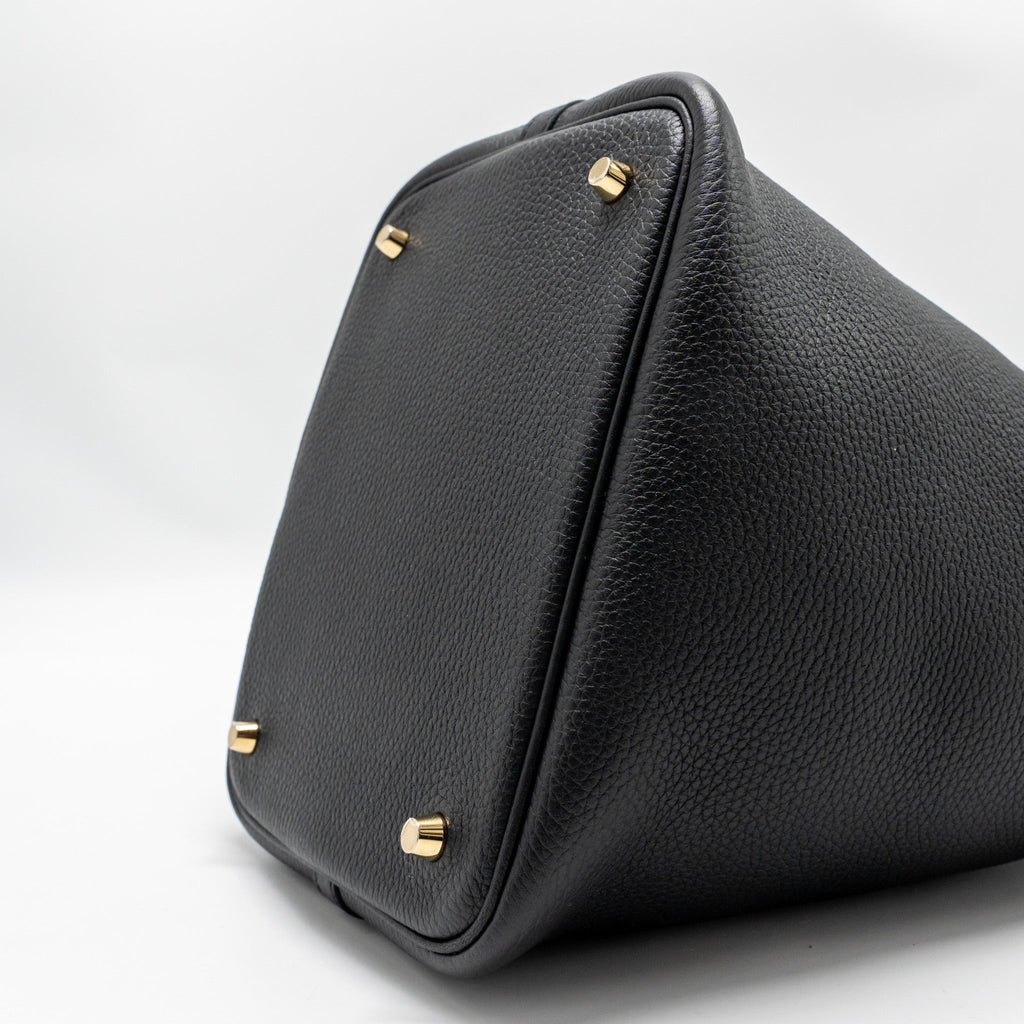 HERMES PICOTIN 22 CLEMENCE BLACK GHW