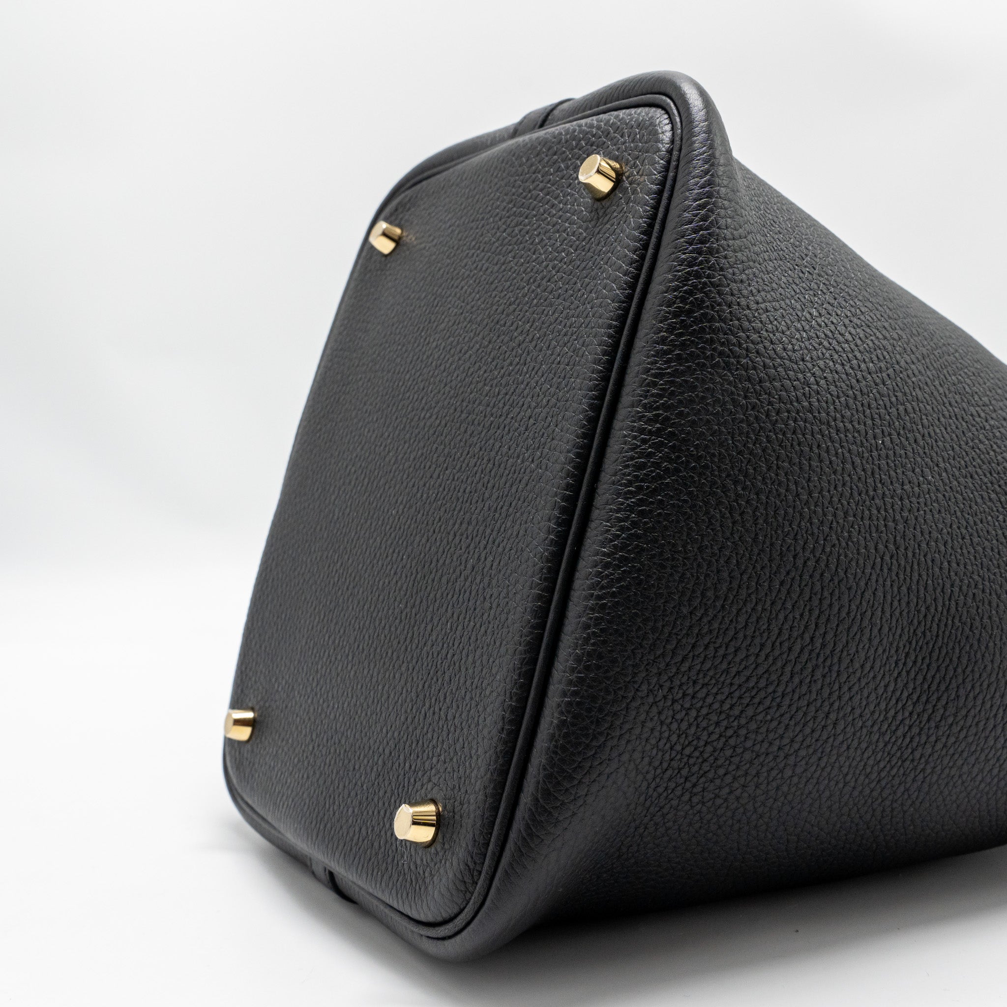 HERMES PICOTIN 22 CLEMENCE BLACK GHW