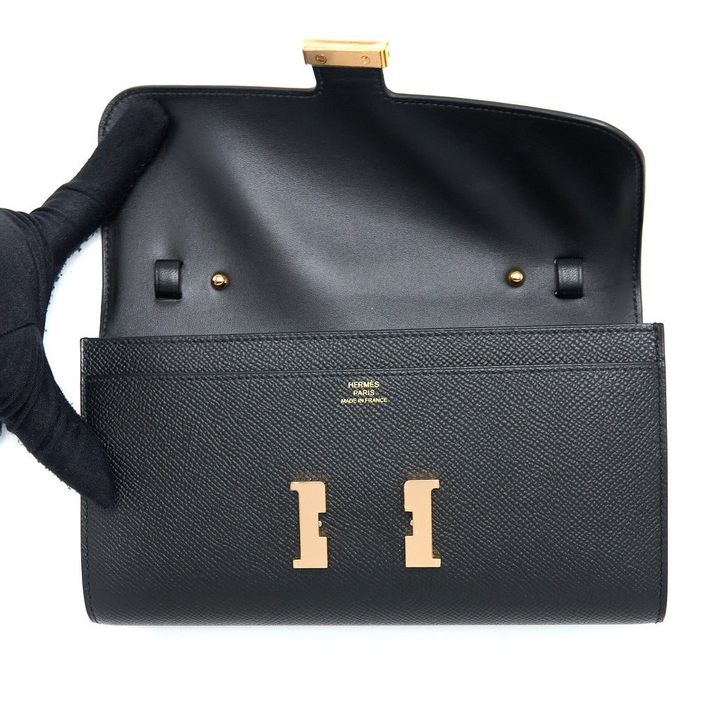 Hermes Constance To Go Epsom Black RGHW