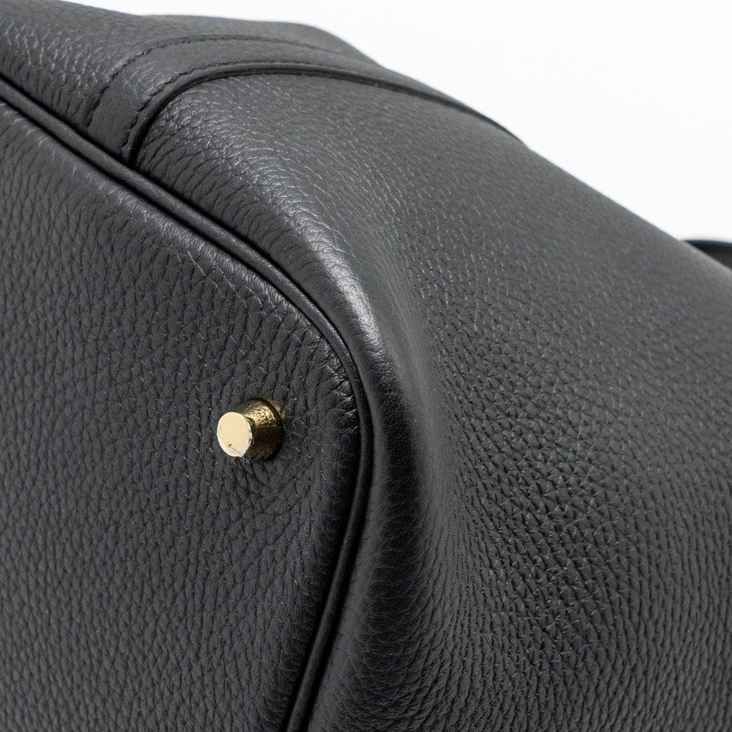 HERMES PICOTIN 22 CLEMENCE BLACK GHW