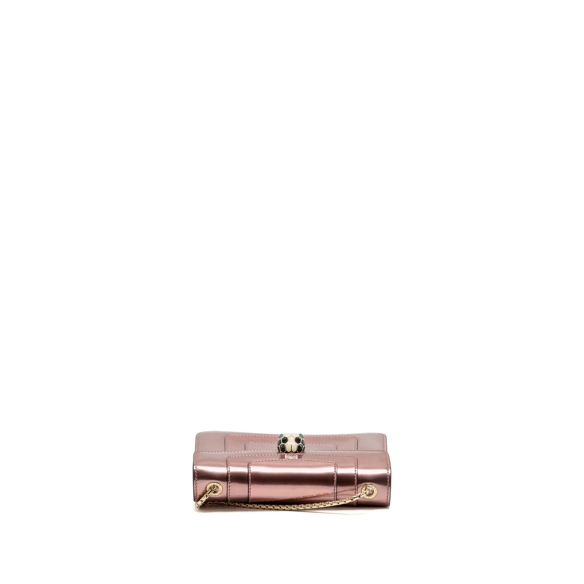 Bvlgari Serpenti forever crossbody bag patent leather light pink LGHW