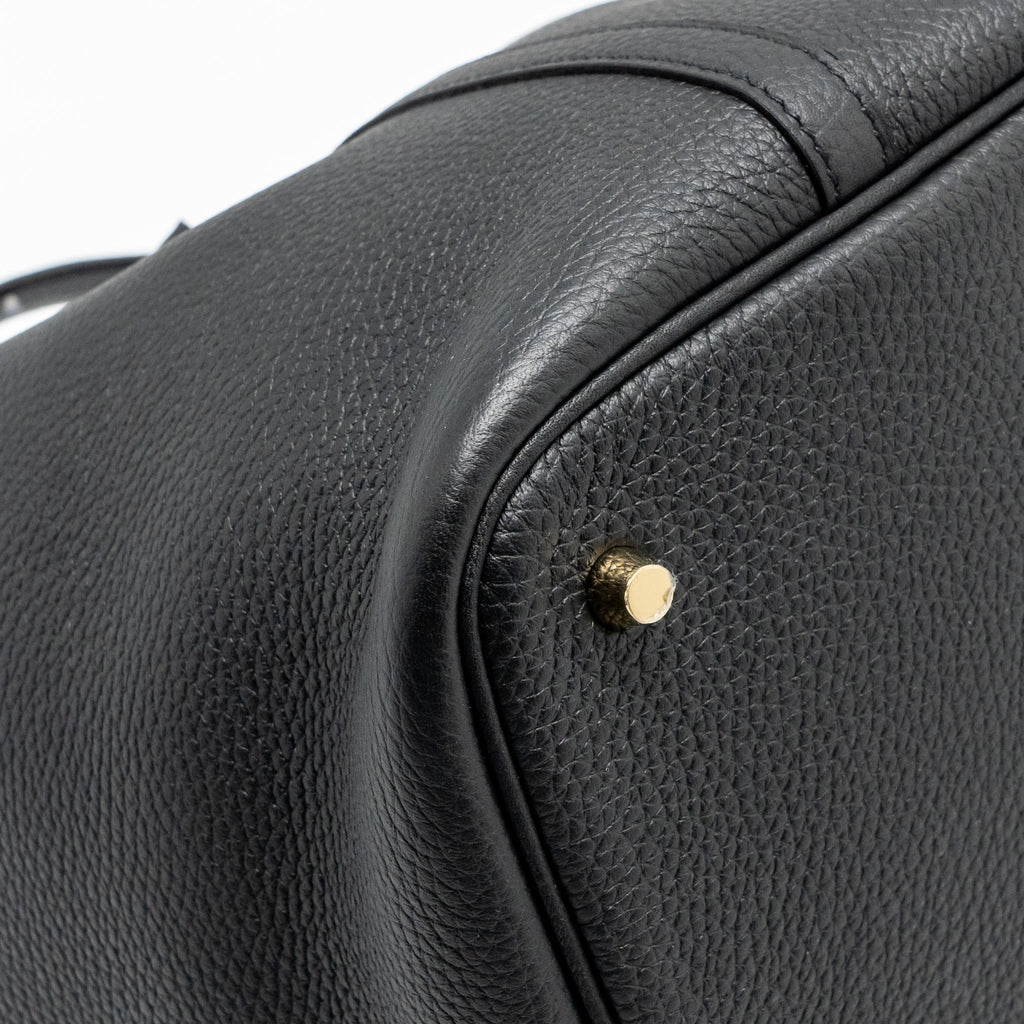 HERMES PICOTIN 22 CLEMENCE BLACK GHW