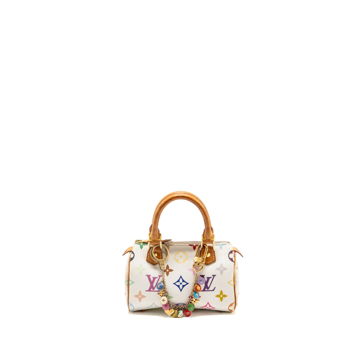 Louis Vuitton X Takashi Murakami Nano Speedy Monogram Canvas/Leather Multicolour GHW (Old Version)