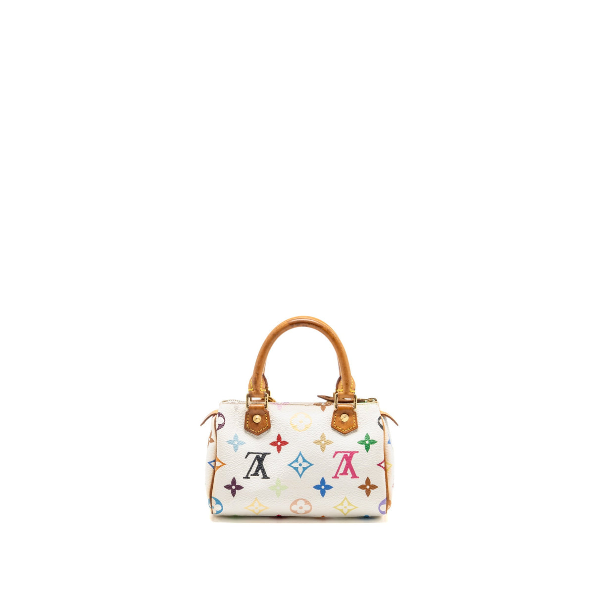 Louis Vuitton X Takashi Murakami Nano Speedy Monogram Canvas/Leather Multicolour GHW (Old Version)