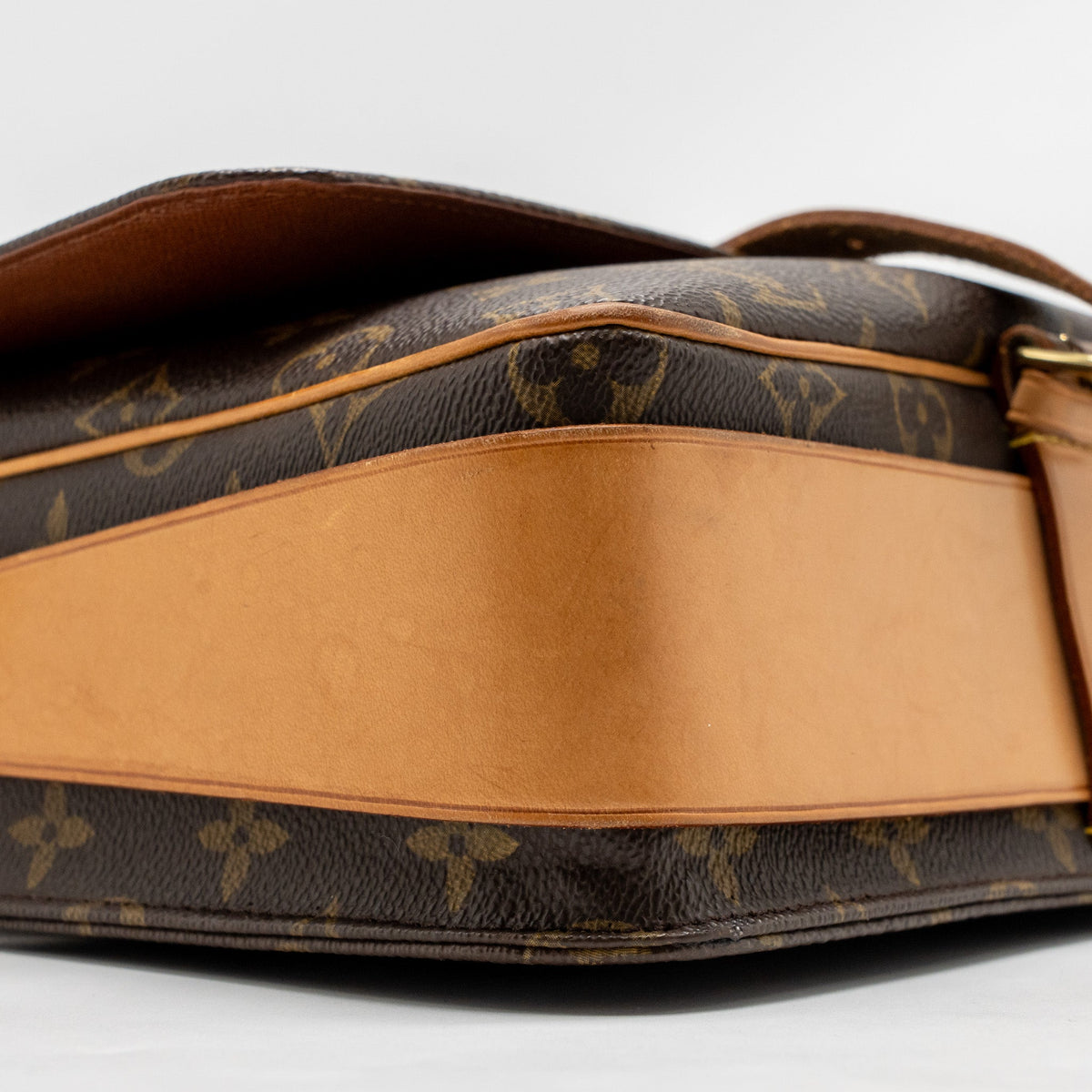 LOUIS VUITTON VINTAGE MESSENGER CROSSBODY BAG MONOGRAM CANVAS GHW