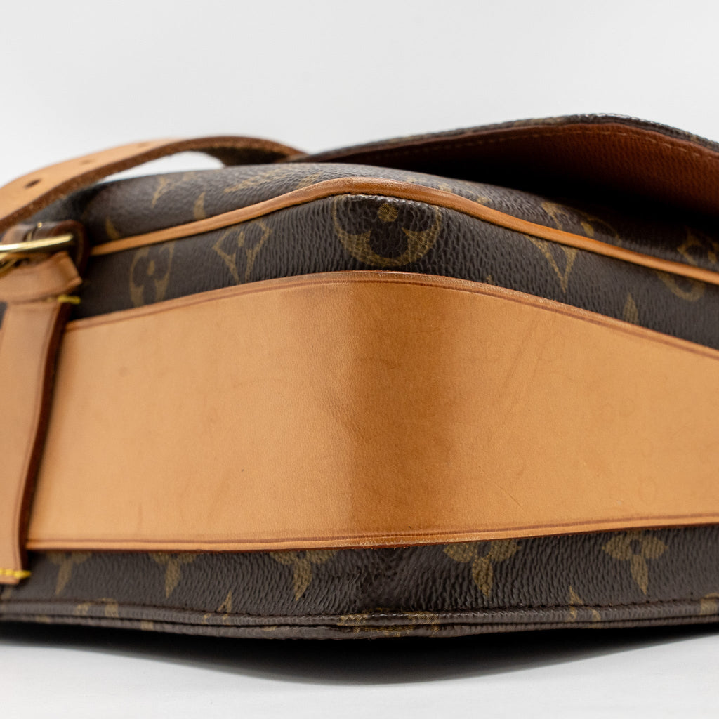 LOUIS VUITTON VINTAGE MESSENGER CROSSBODY BAG MONOGRAM CANVAS GHW