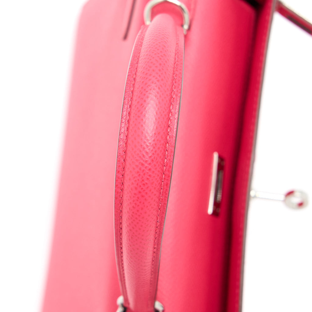 Hermes Kelly 25 Epsom I6 Rose Extreme SHW