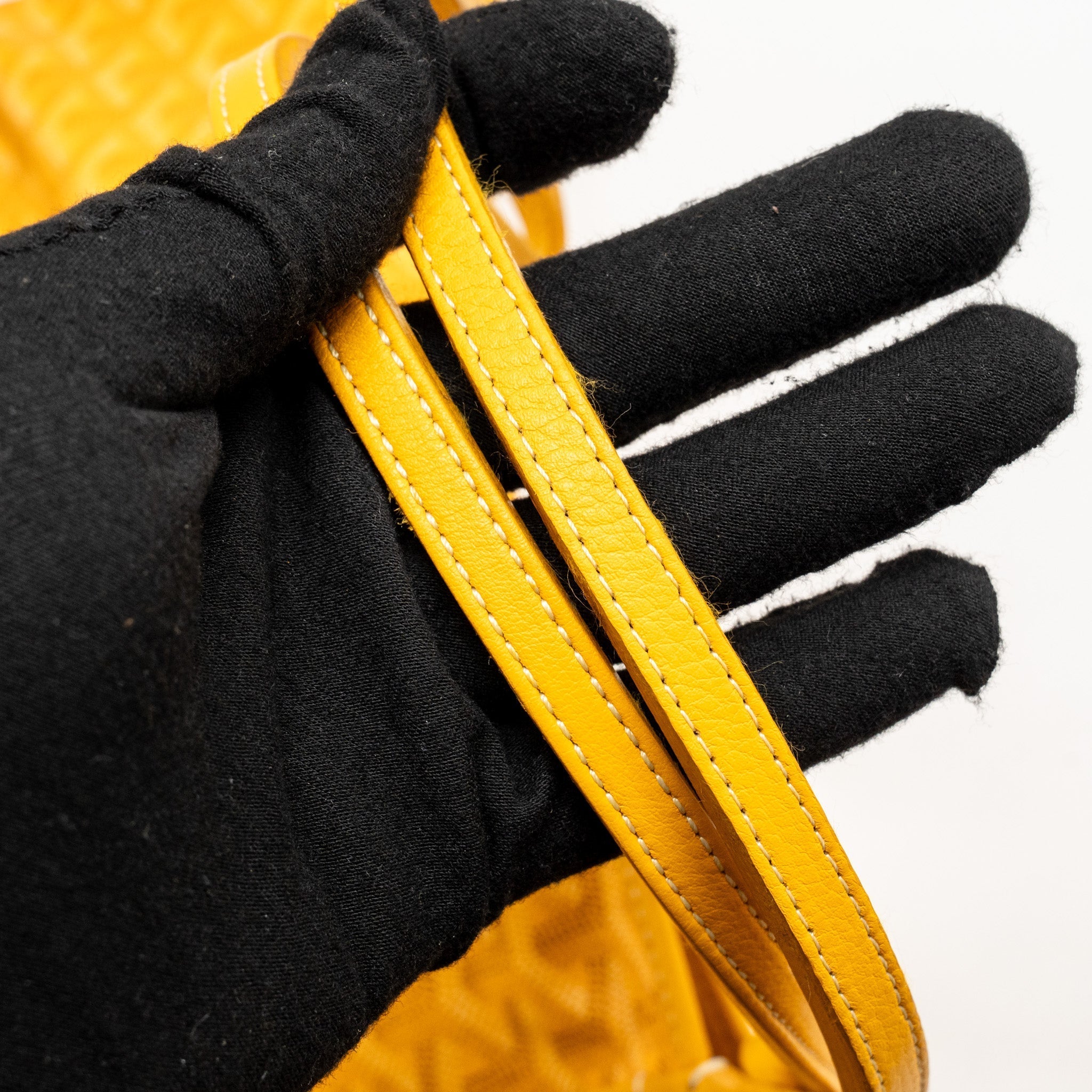 GOYARD SAINT LOUIS PM TOTE BAG GOYARDINE CANVAS YELLOW SHW
