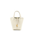 HERMES PICOTIN 18 LOCK BAG CLEMENCE 8L BETON GHW