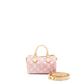 LOUIS VUITTON NANO SPEEDY MONOGRAM JACQUARD DENIM PINK