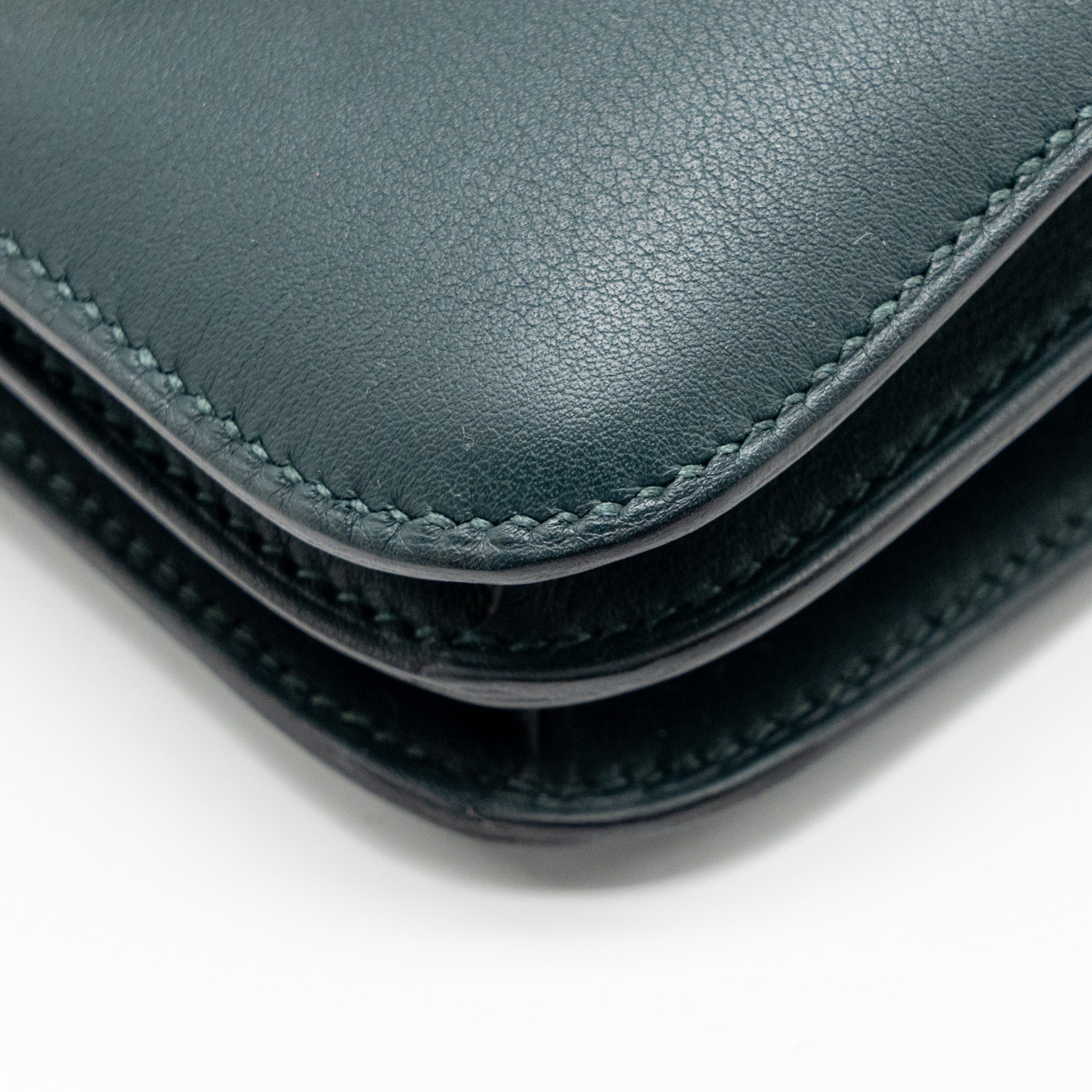 HERMES MINI CONSTANCE SWIFT VERT CYPRES GHW