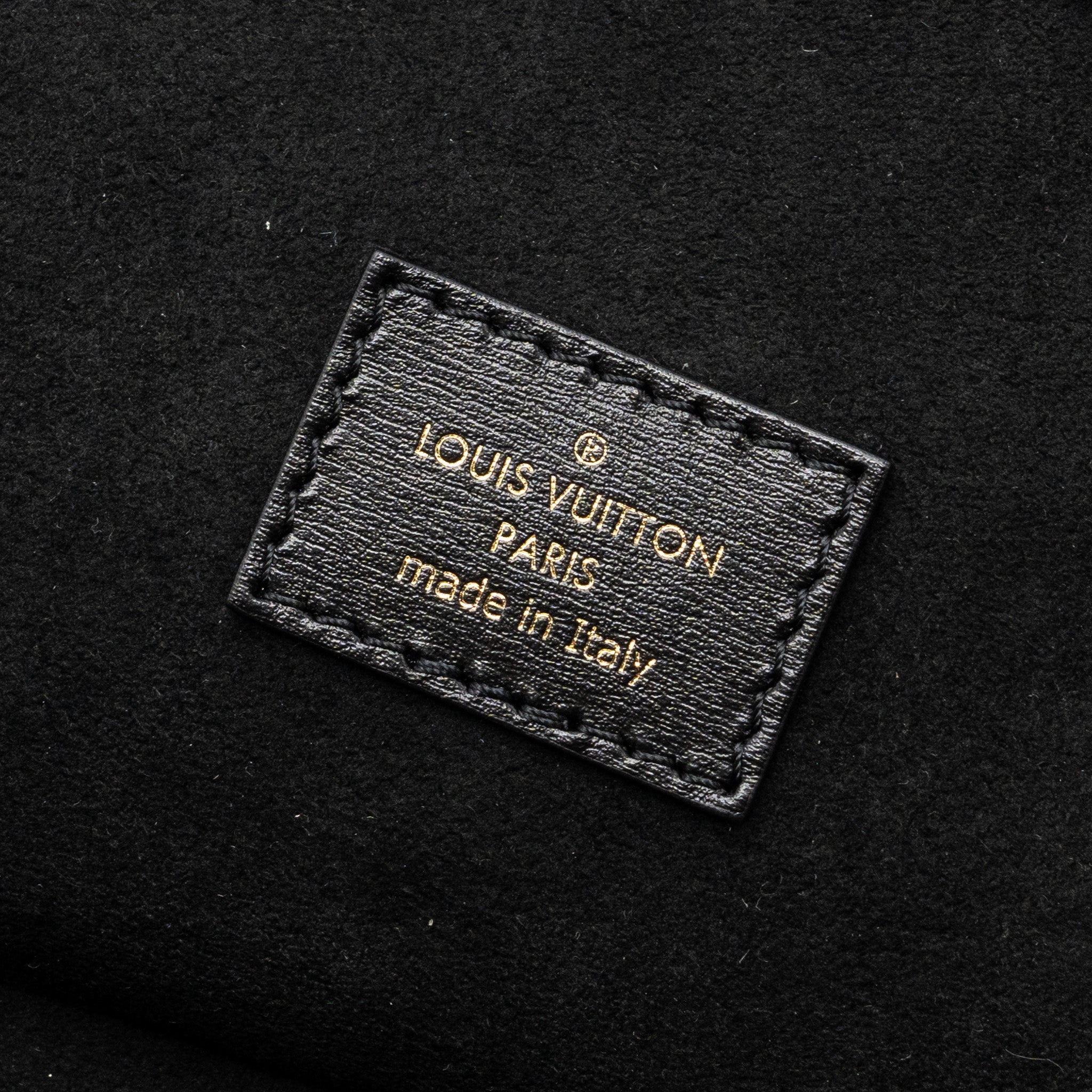 LOUIS VUITTON VANITY PM MONOGRAM LAMBSKIN  BLACK GHW