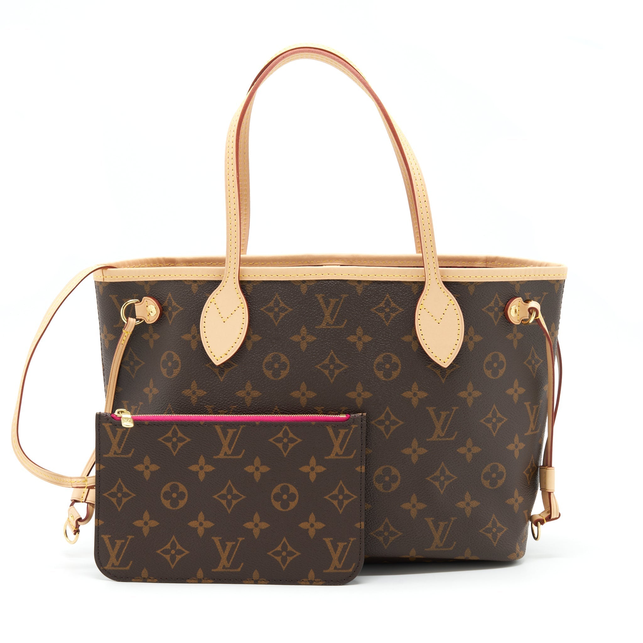 LOUIS VUITTON NEVERFULL PM MONOGRAM CANVAS GHW