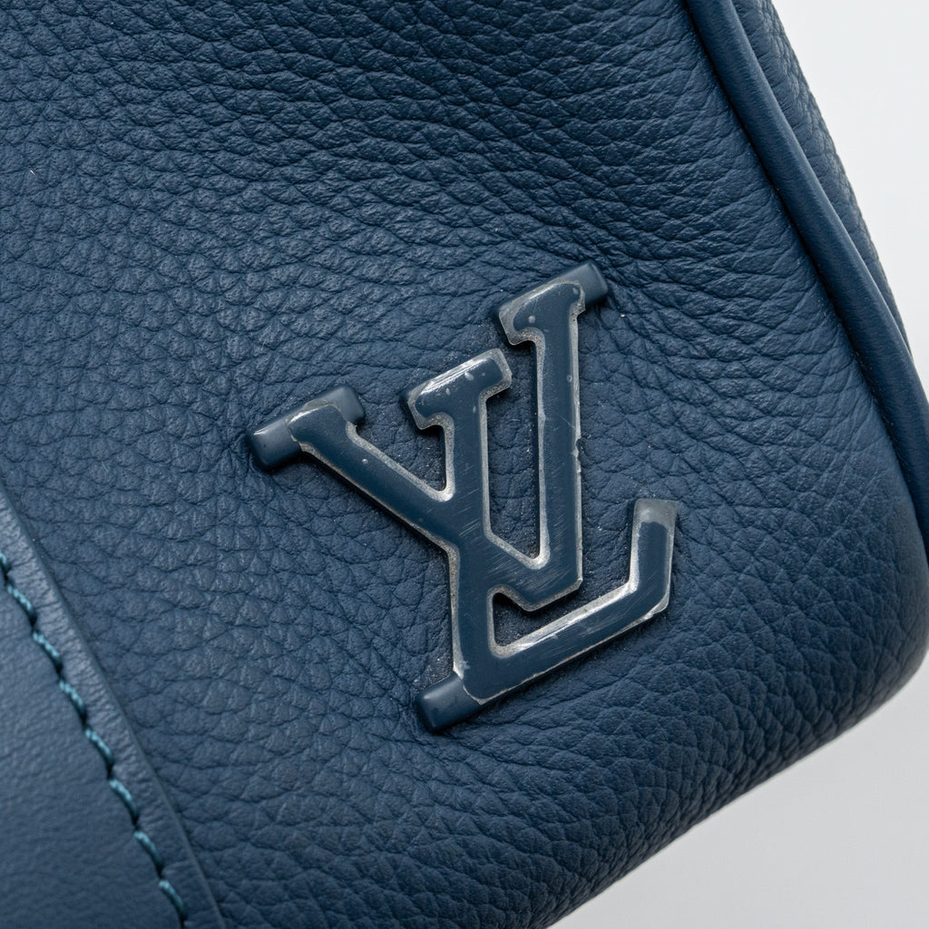 LOUIS VUITTON KEEPALL XS CALFSKIN BLUE SHW (NEW VERSION)