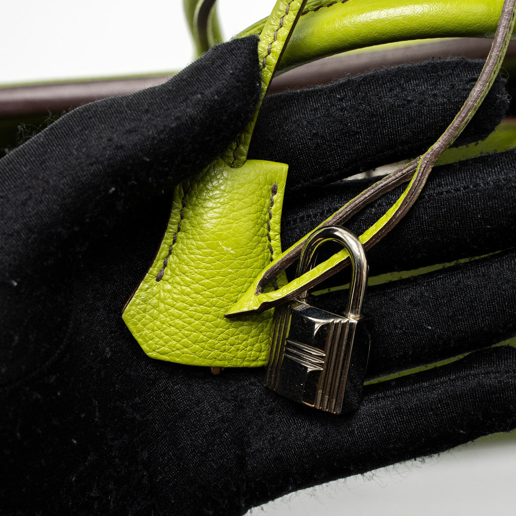 Hermes Birkin 30 Togo Vert Anis SHW