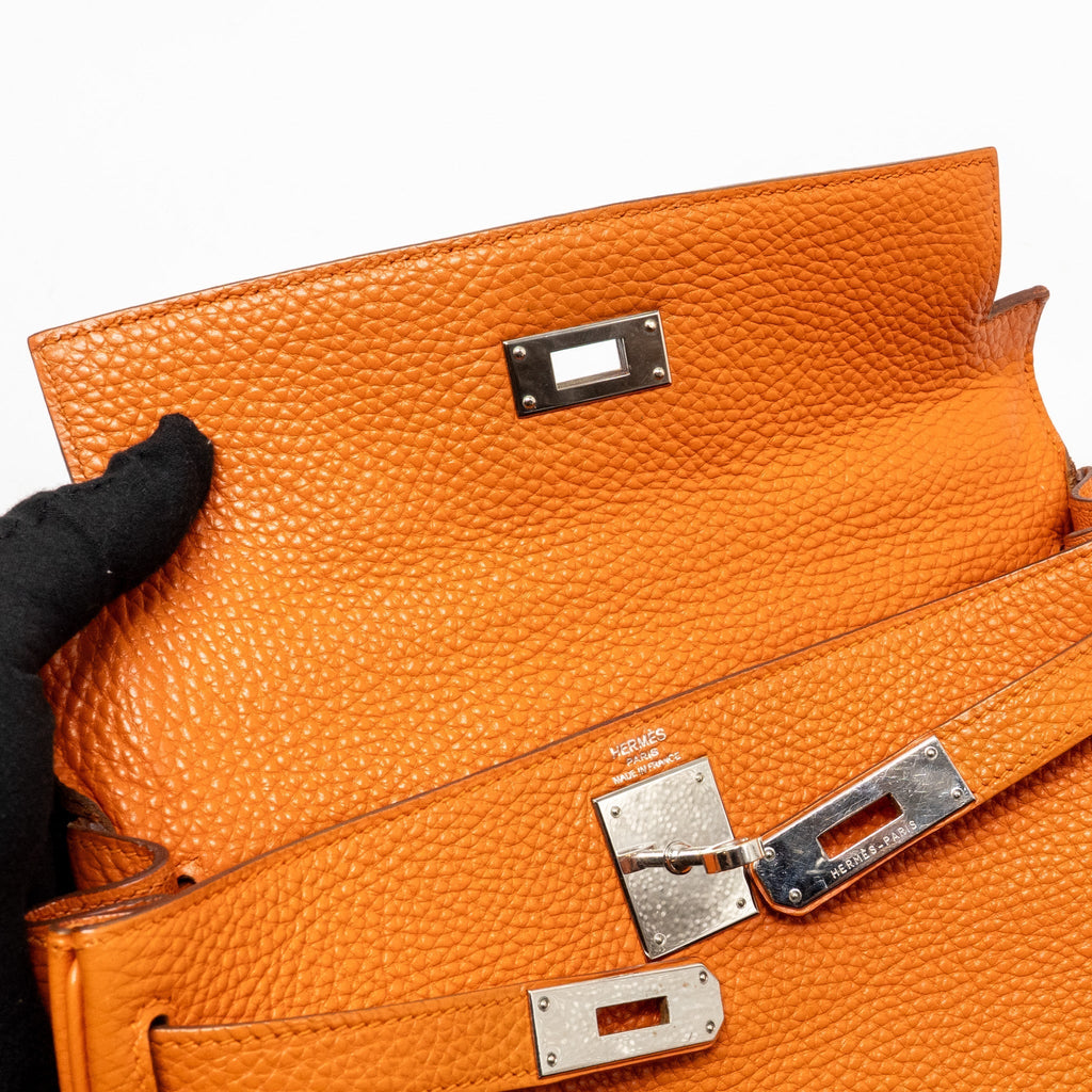 HERMES KELLY 28 CLEMENCE ORANGE SHW