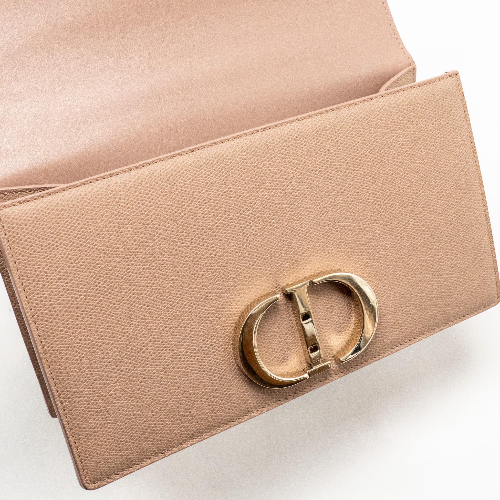 DIOR 30 MONTAIGNE CHAIN BAG CALFSKIN PINK LGHW