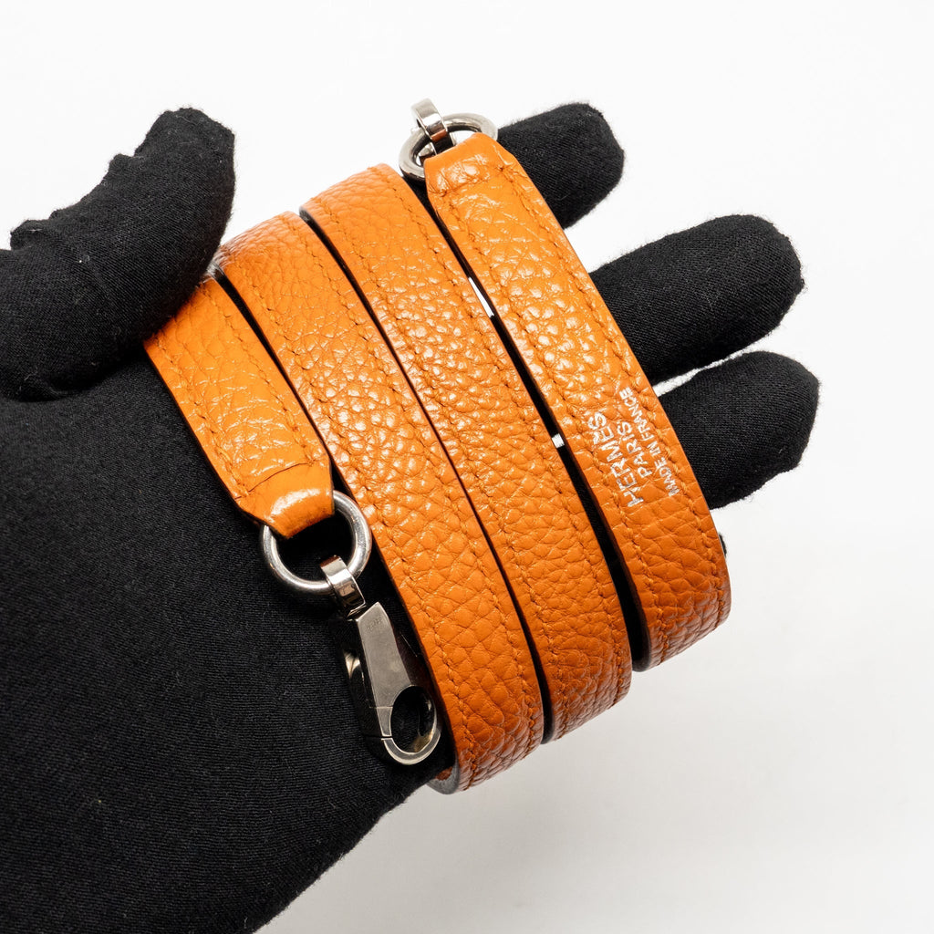 HERMES KELLY 28 CLEMENCE ORANGE SHW