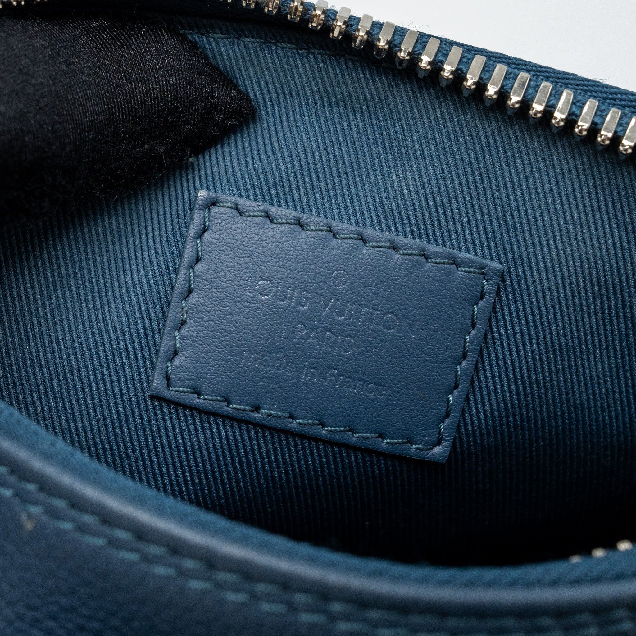 LOUIS VUITTON KEEPALL XS CALFSKIN BLUE SHW (NEW VERSION)