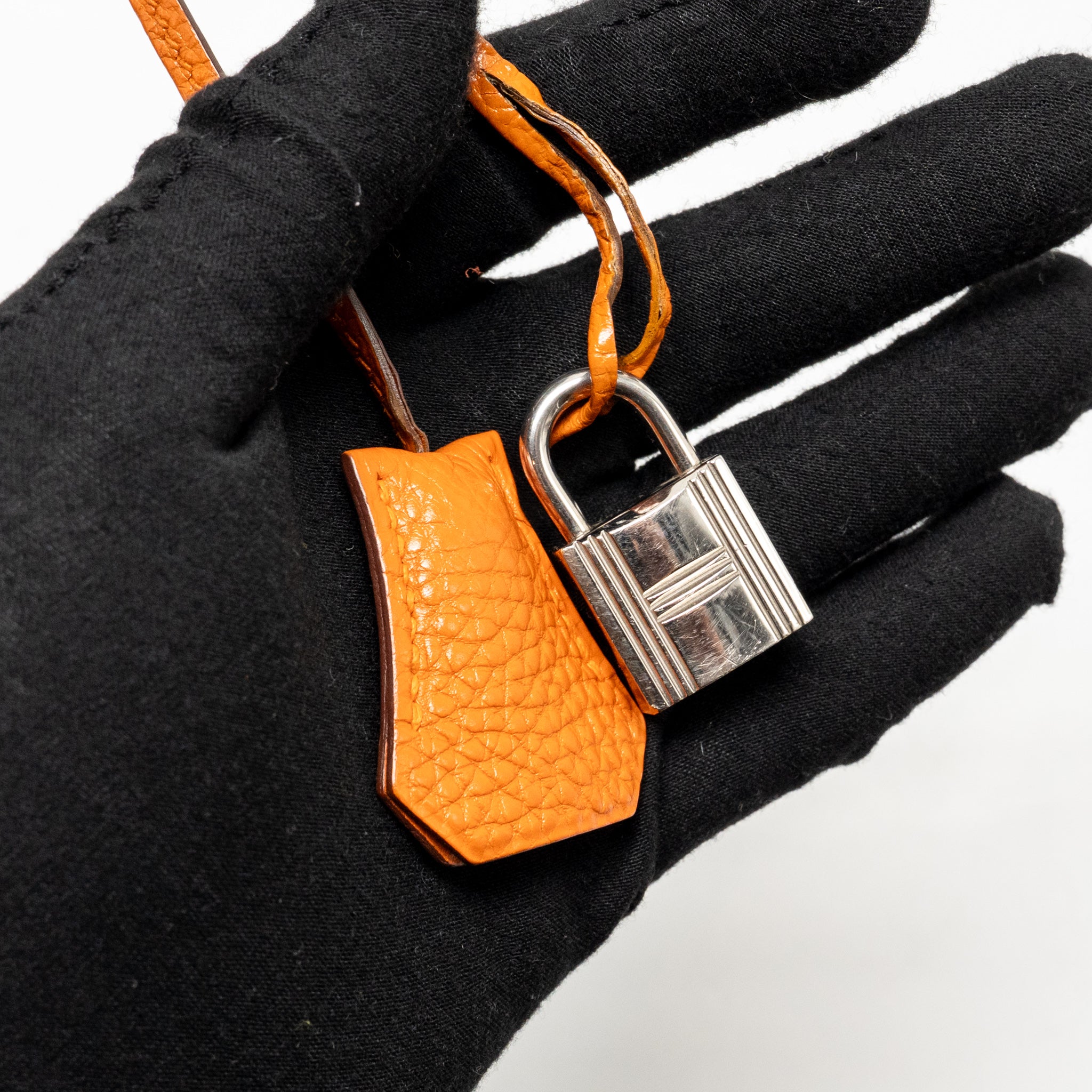 HERMES KELLY 28 CLEMENCE ORANGE SHW