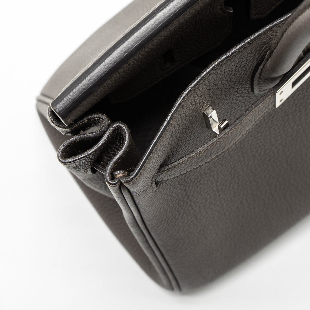 Hermes Birkin 25 Togo Gris Etain SHW