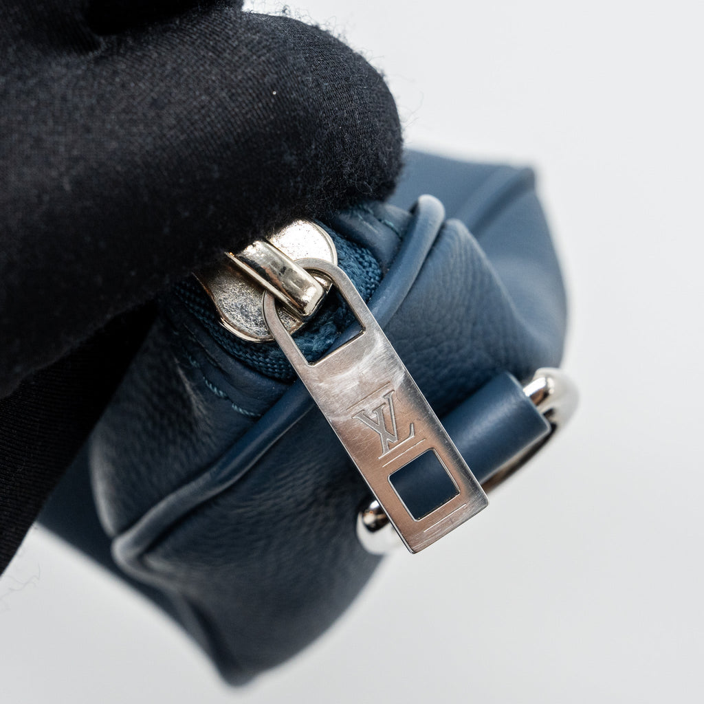LOUIS VUITTON KEEPALL XS CALFSKIN BLUE SHW (NEW VERSION)