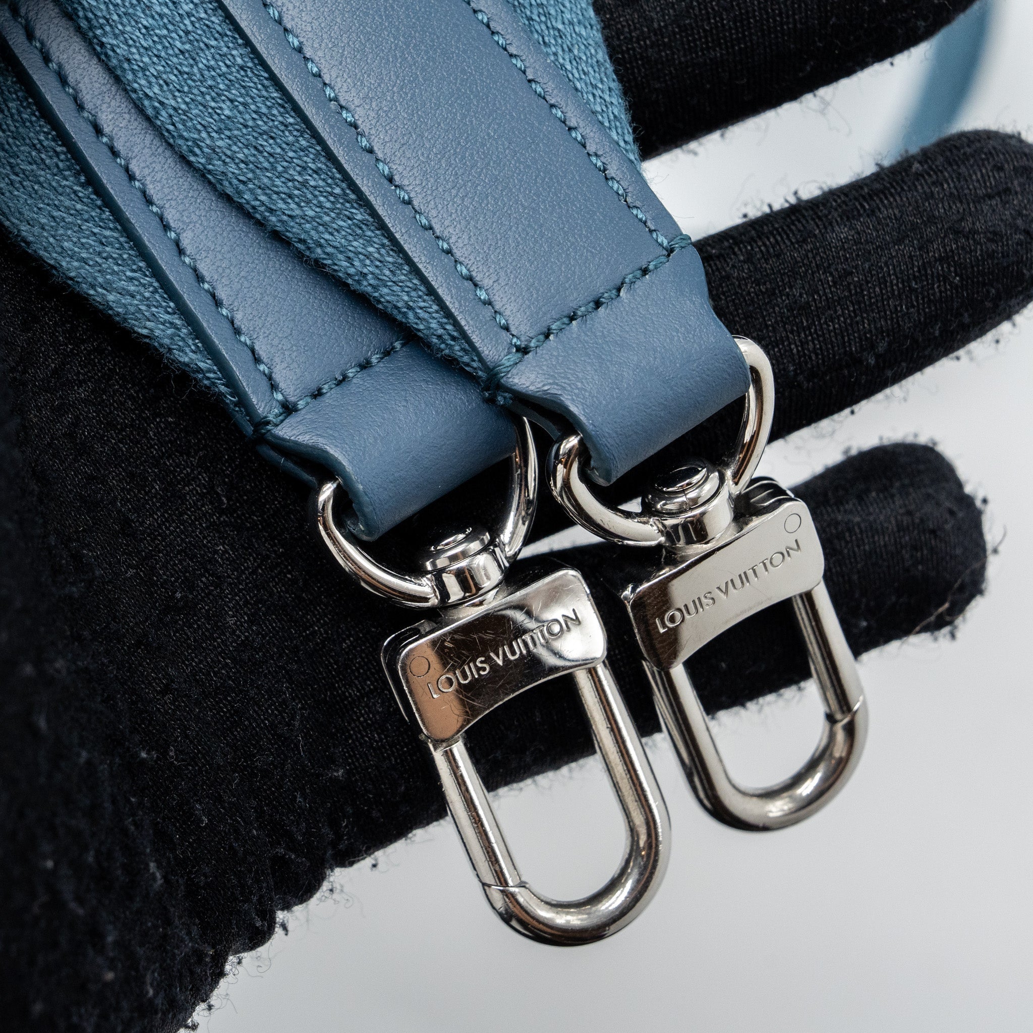 LOUIS VUITTON KEEPALL XS CALFSKIN BLUE SHW (NEW VERSION)