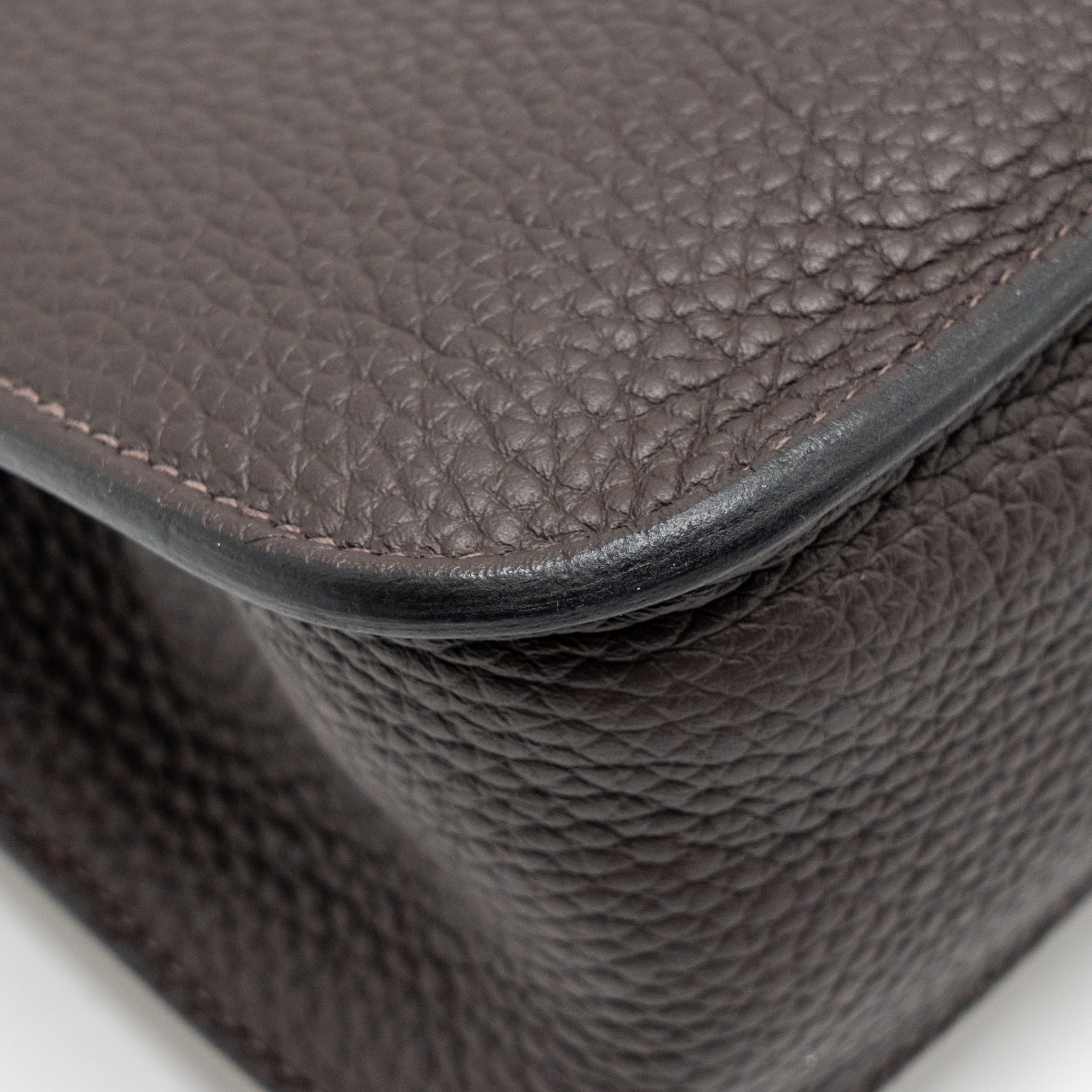 HERMES HALZAN 25 CLEMENCE EBENE/ZANZIBAR BLUE GHW