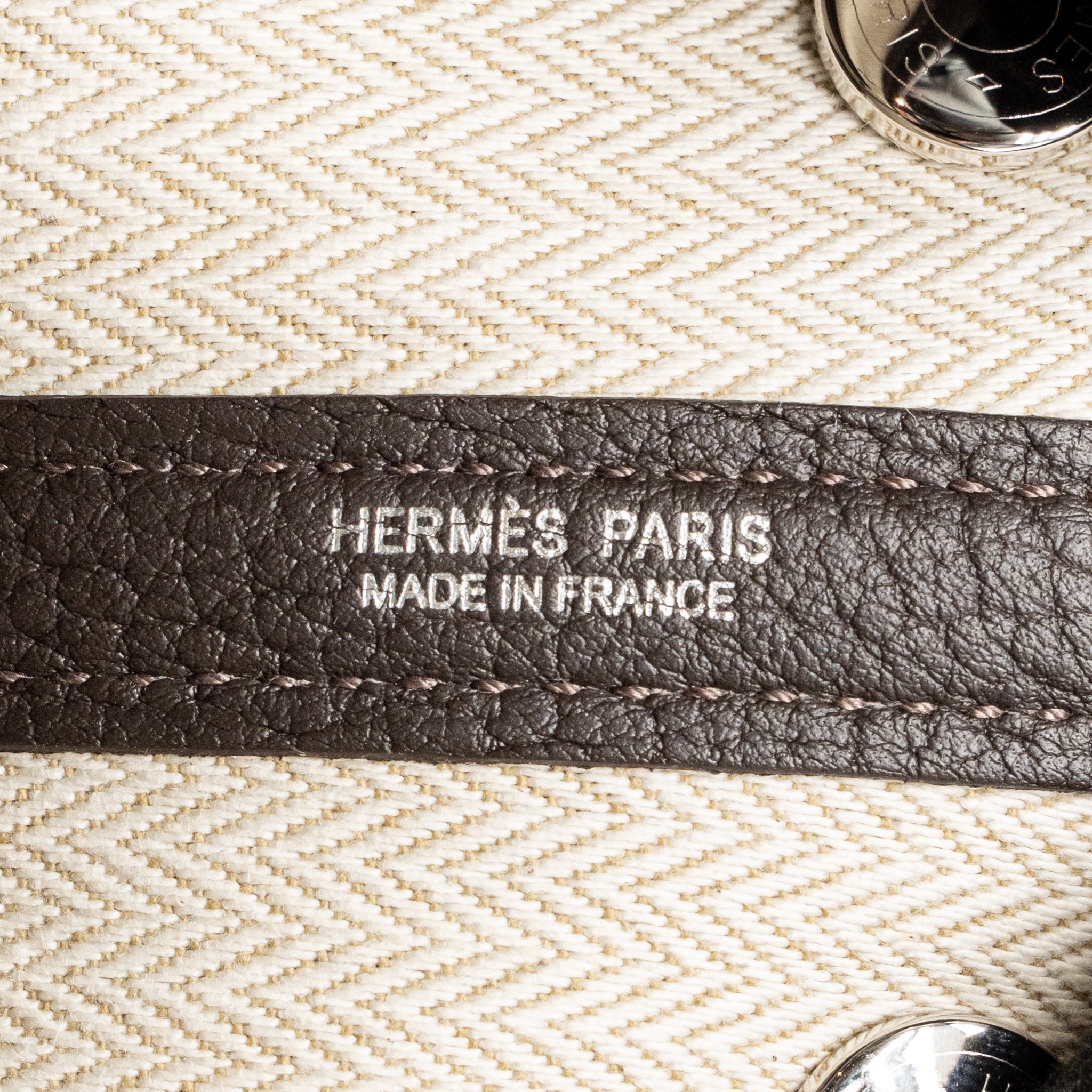 HERMES NEO GARDEN PARTY 23 NEGONDA BAI/BRUN SHW