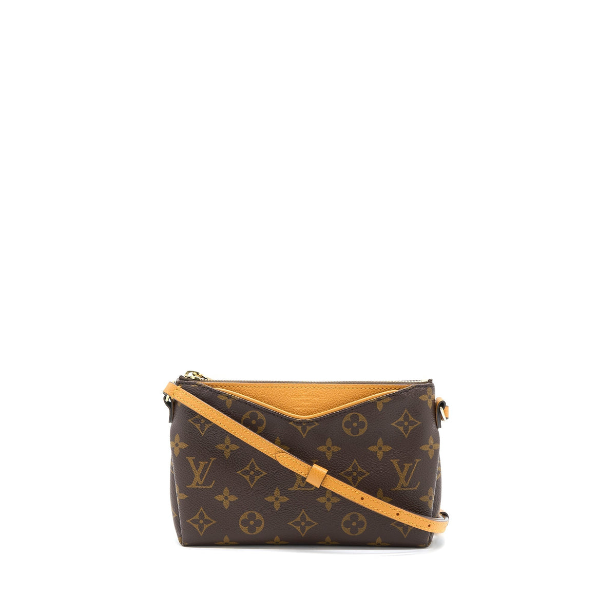 LOUIS VUITTON CROSSBODY POCHETTE MONOGRAM CANVAS GHW