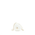 CHANEL SMALL HEART BAG LAMBSKIN WHITE LGHW