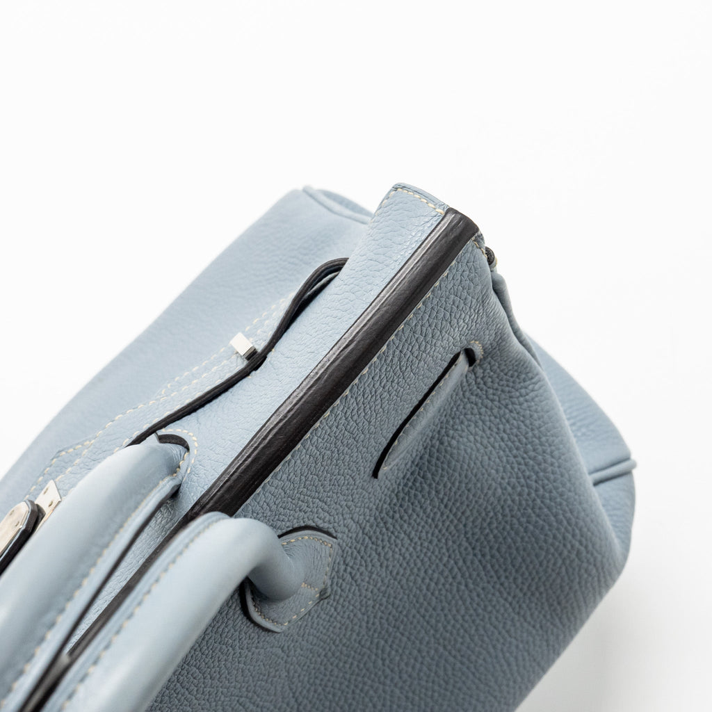 HERMES BIRKIN 30 TOGO BLUE LIN SHW