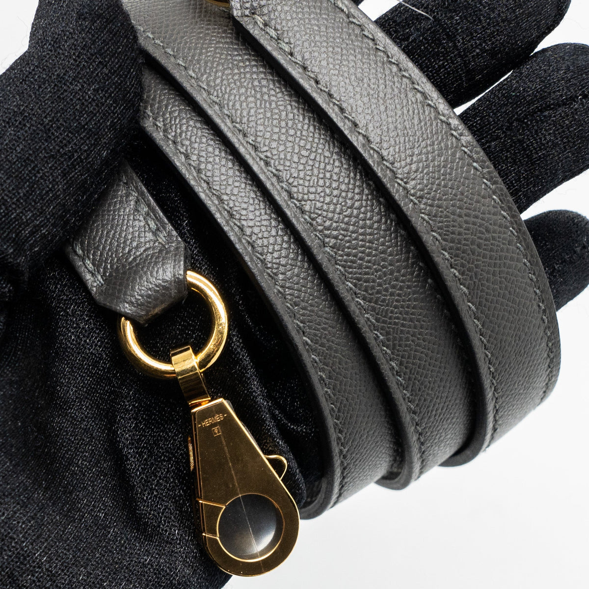 Hermes kelly 28 madame leather graphite GHW
