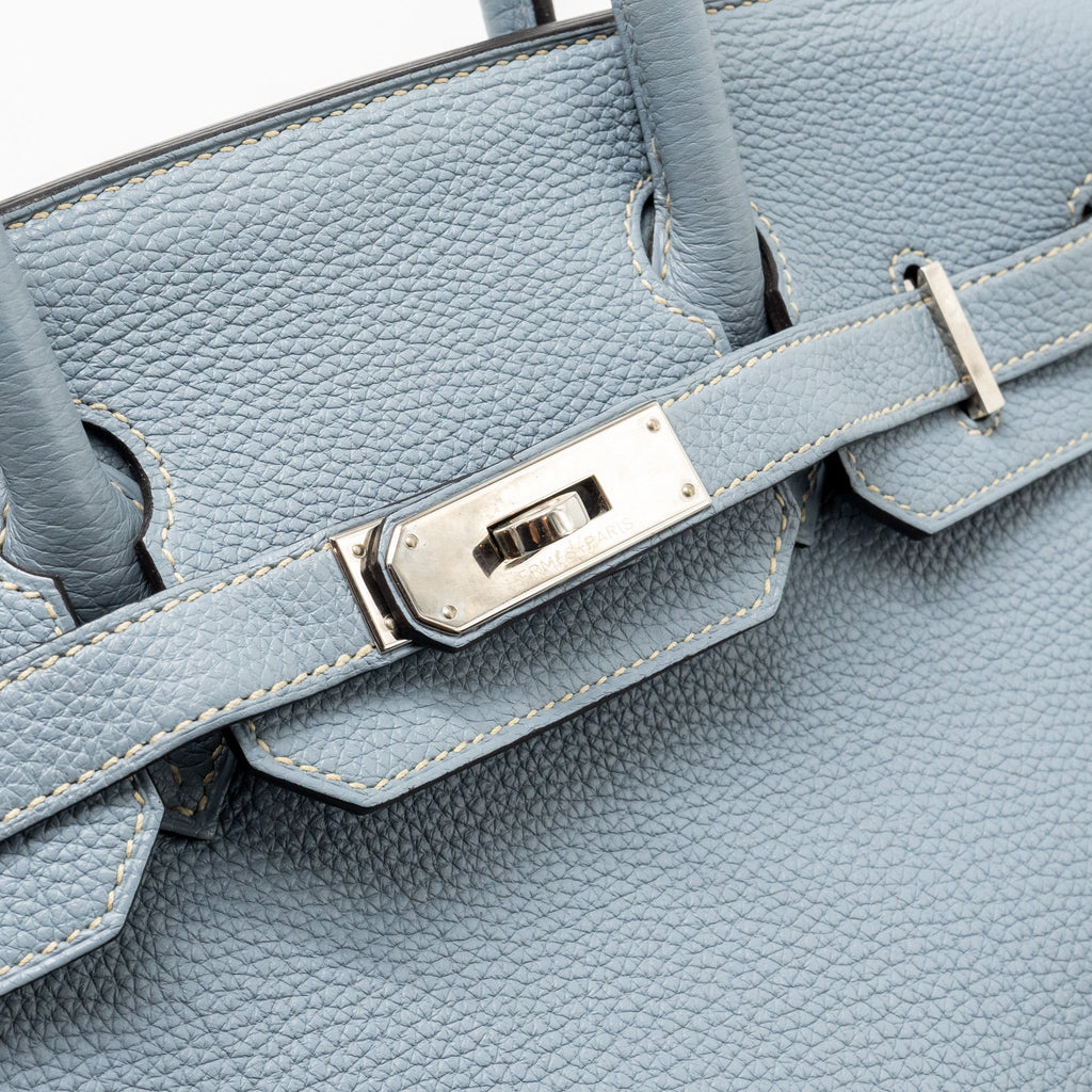 HERMES BIRKIN 30 TOGO BLUE LIN SHW