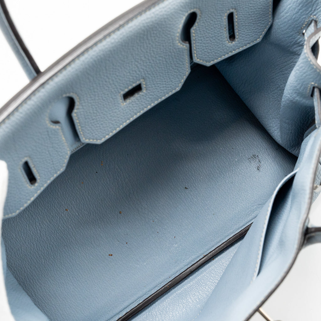 HERMES BIRKIN 30 TOGO BLUE LIN SHW