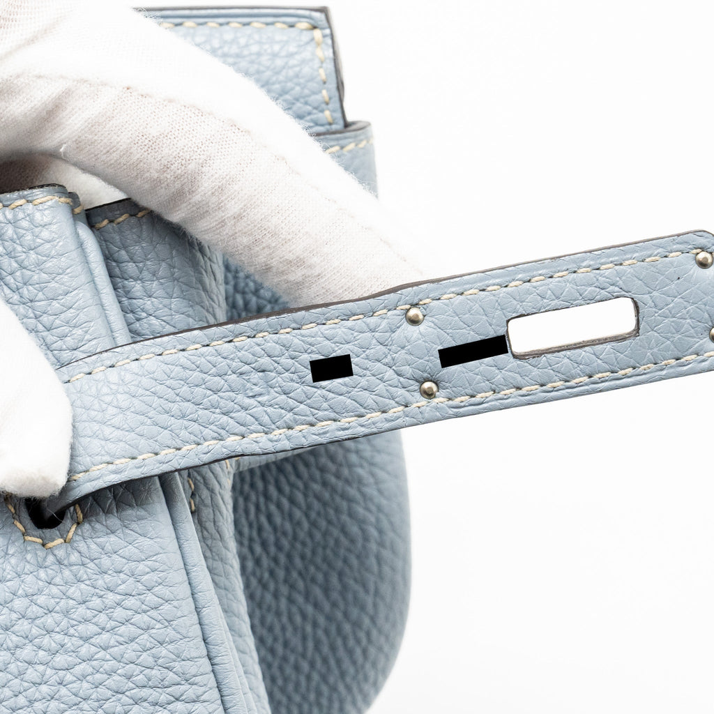 HERMES BIRKIN 30 TOGO BLUE LIN SHW