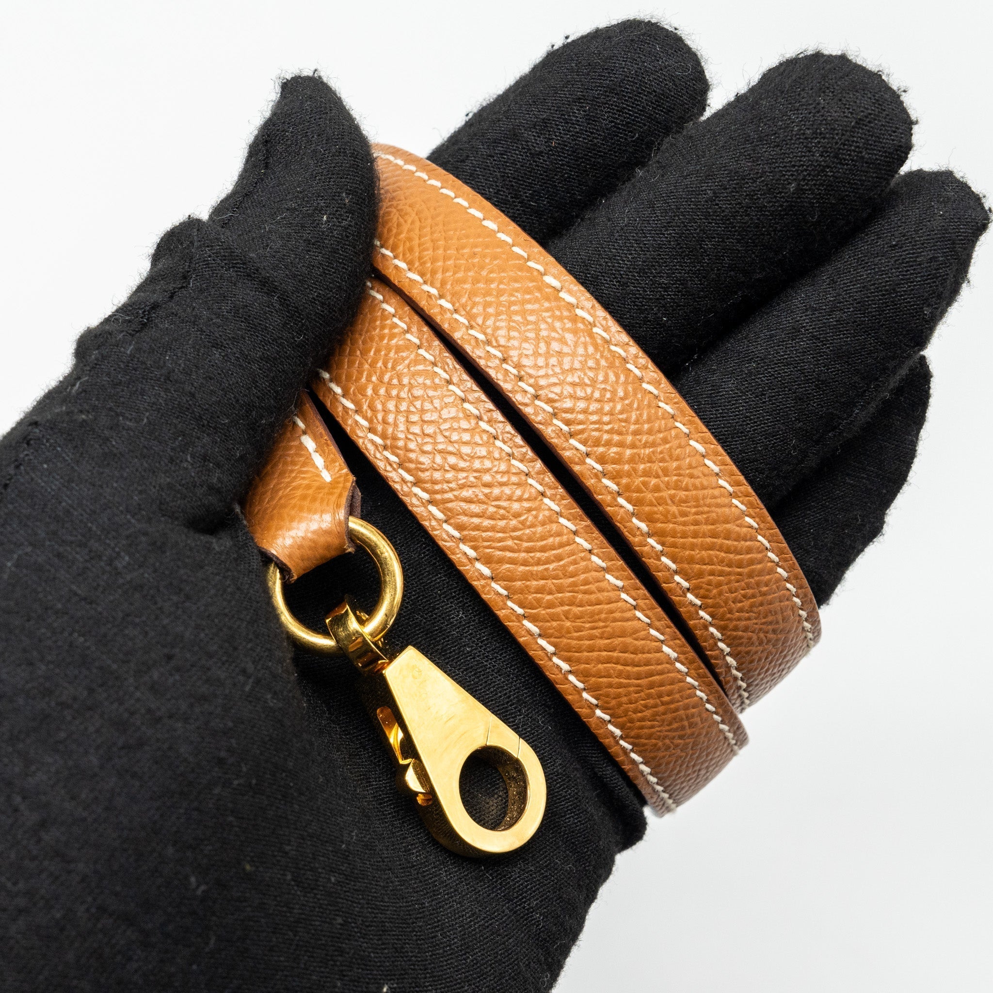 HERMES BOLIDE 1923 25 EPSOM GOLD GHW
