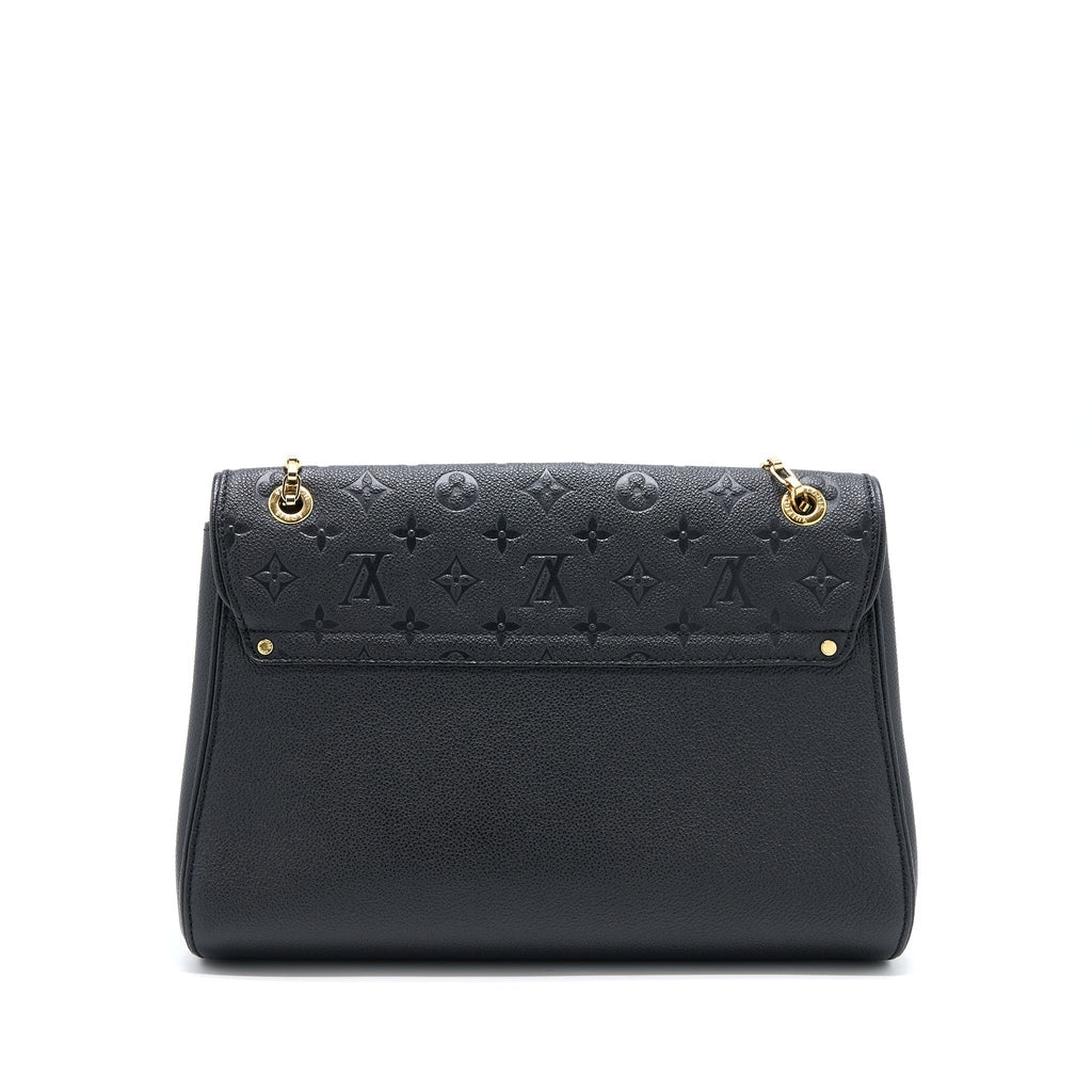 LOUIS VUITTON SAINT GERMAIN CHAIN EMPREINTE BLACK GHW