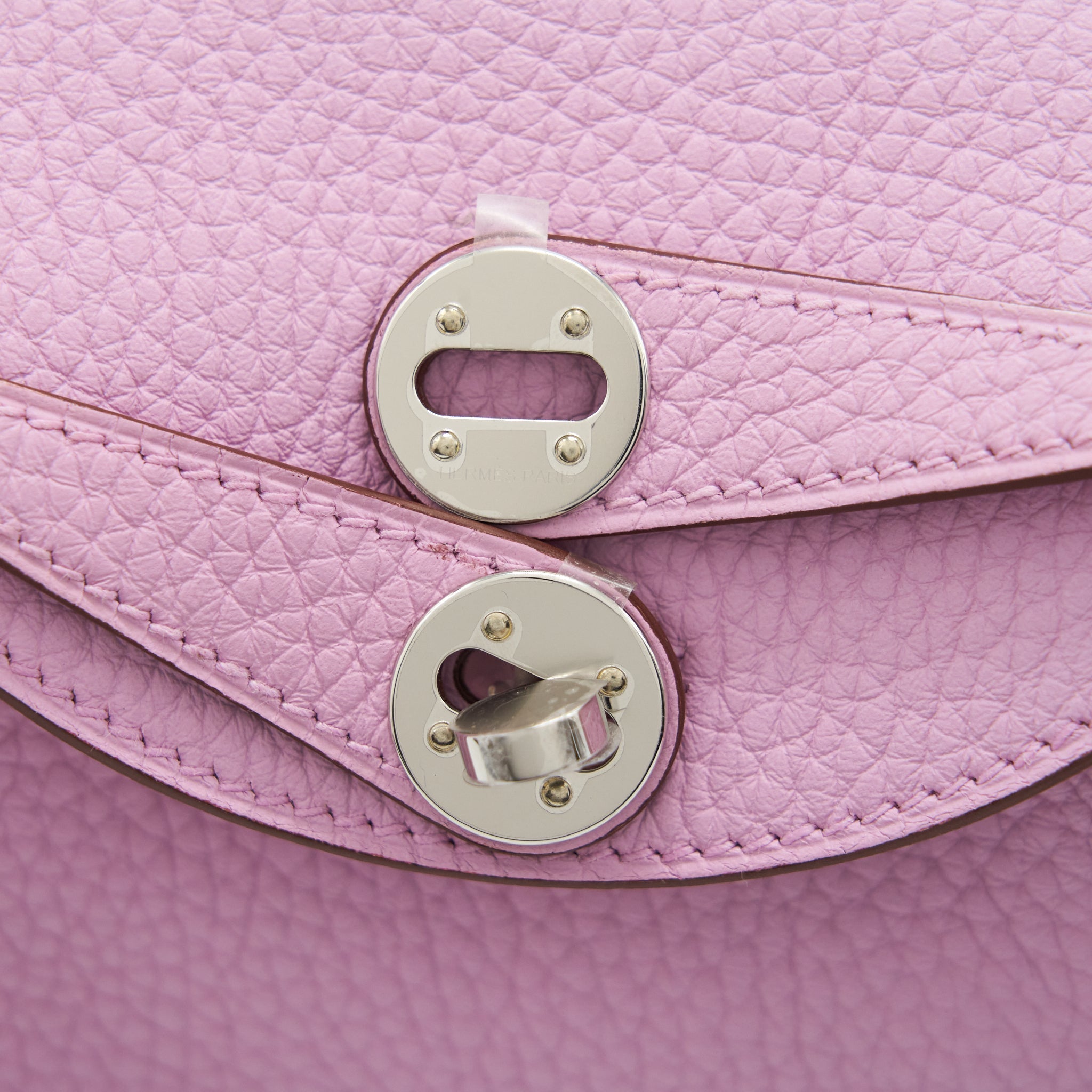 HERMES MINI LINDY CLEMENCE X9 MAUVE SYLVESTRE SHW
