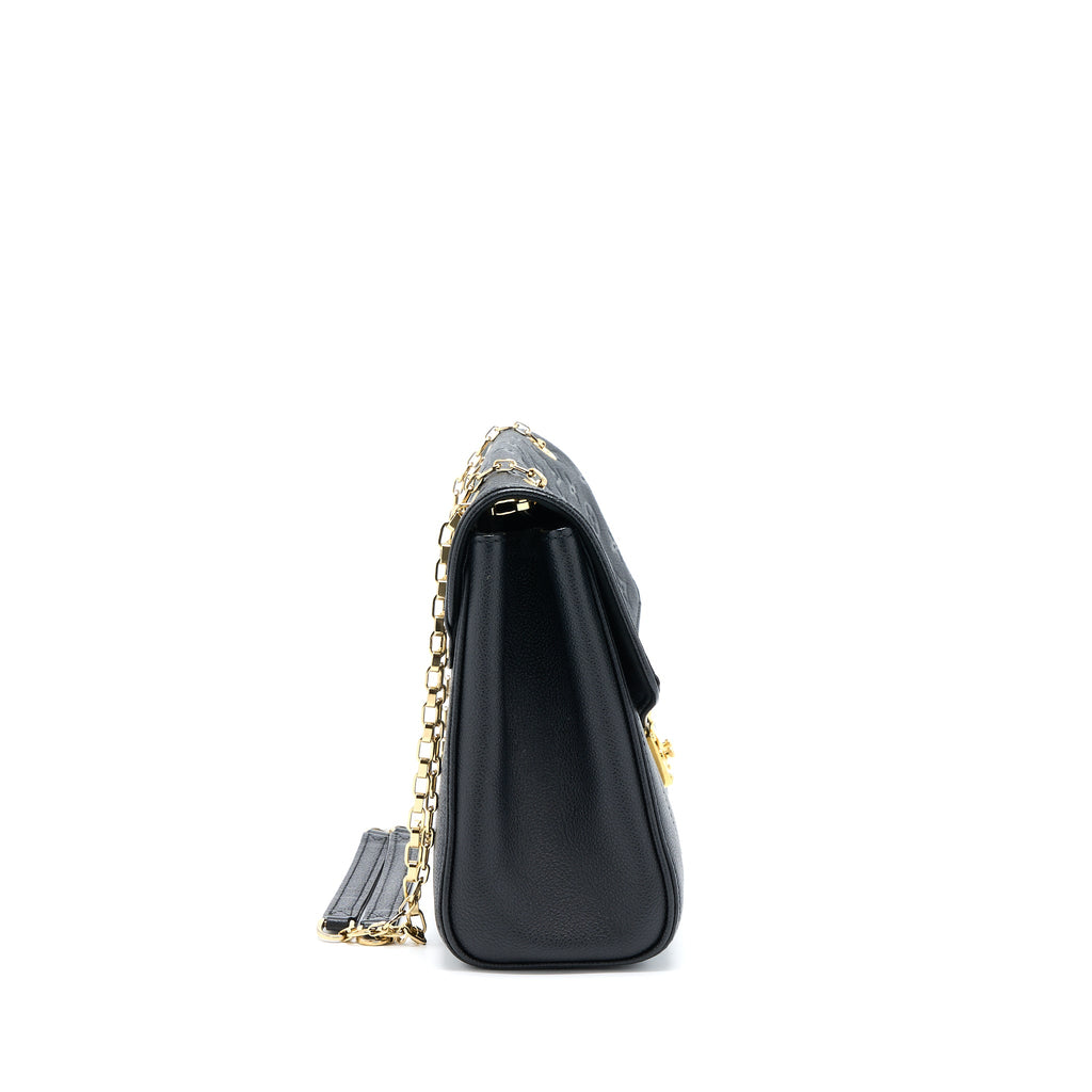 LOUIS VUITTON SAINT GERMAIN CHAIN EMPREINTE BLACK GHW