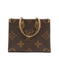 LOUIS VUITTON ON THE GO MM MONOGRAM COATED MONOGRAM REVERSE CANVAS GHW