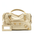 BALENCIAGA GIANT CITY BAG BEIGE GHW