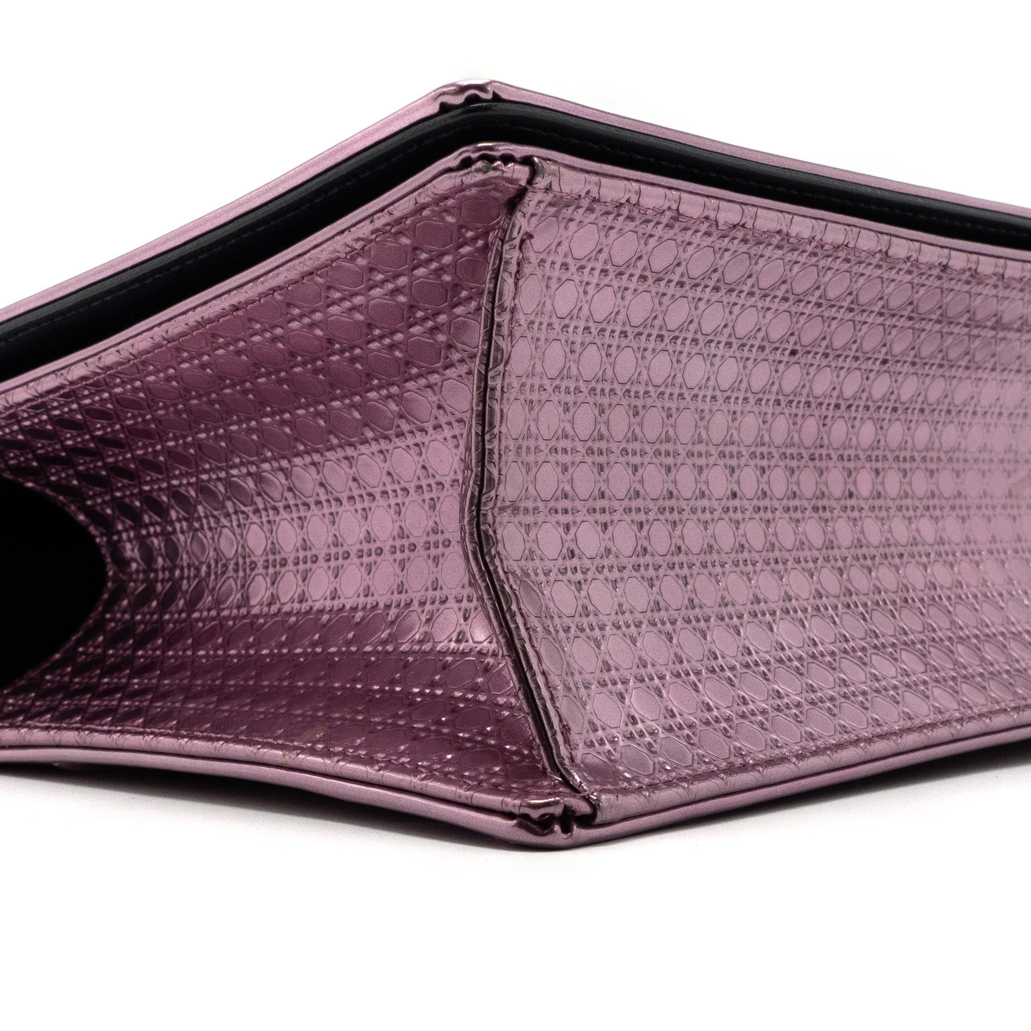 DIOR DIORAMA BAG METALLIC PINK LGHW