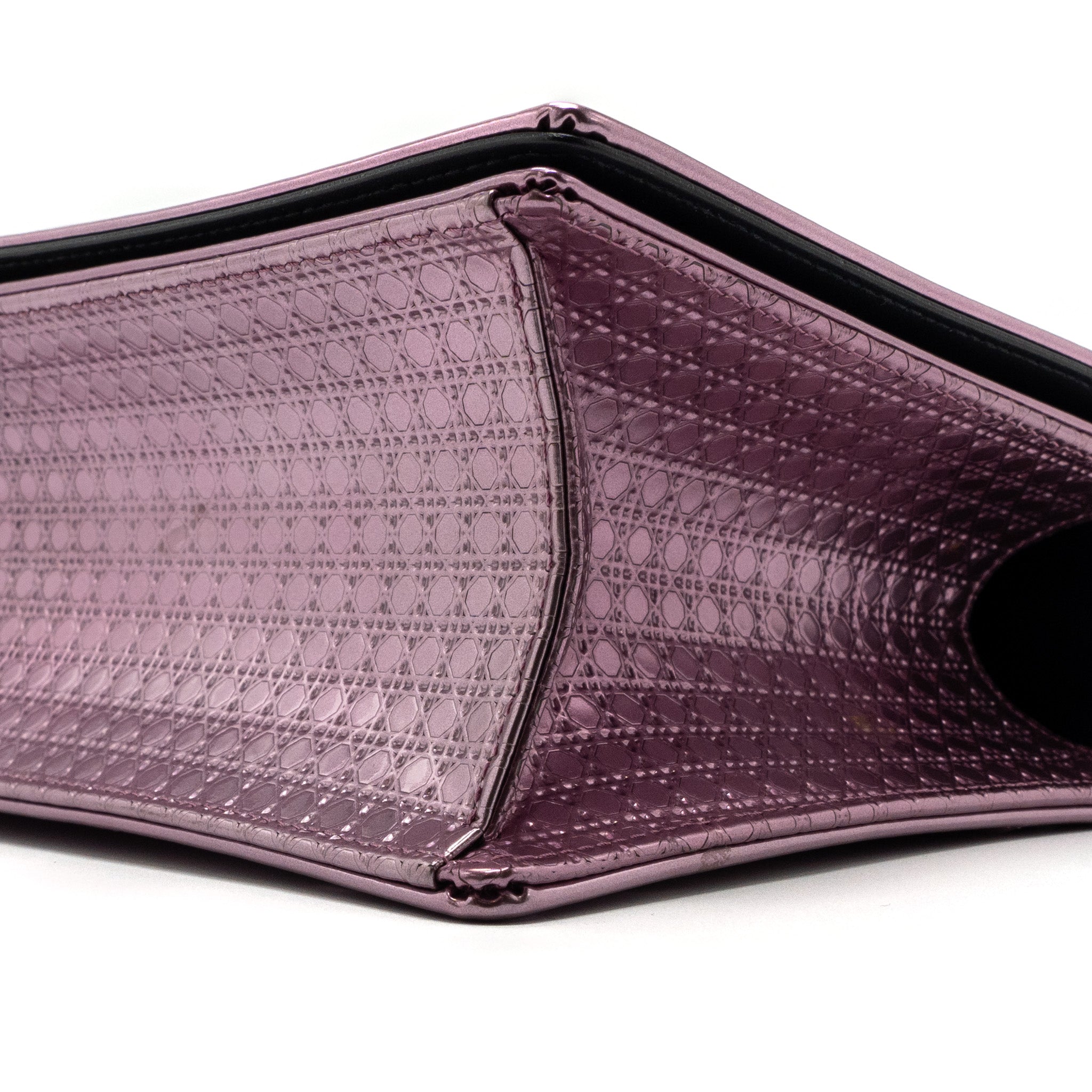 DIOR DIORAMA BAG METALLIC PINK LGHW