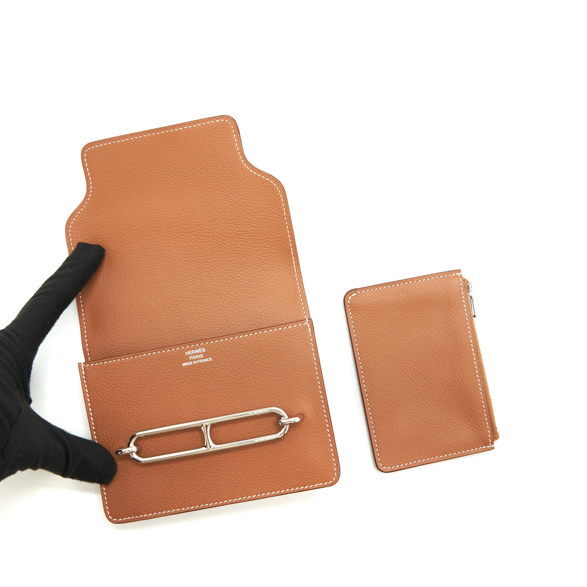 Hermes Roulis Slim Evercolor Gold SHW