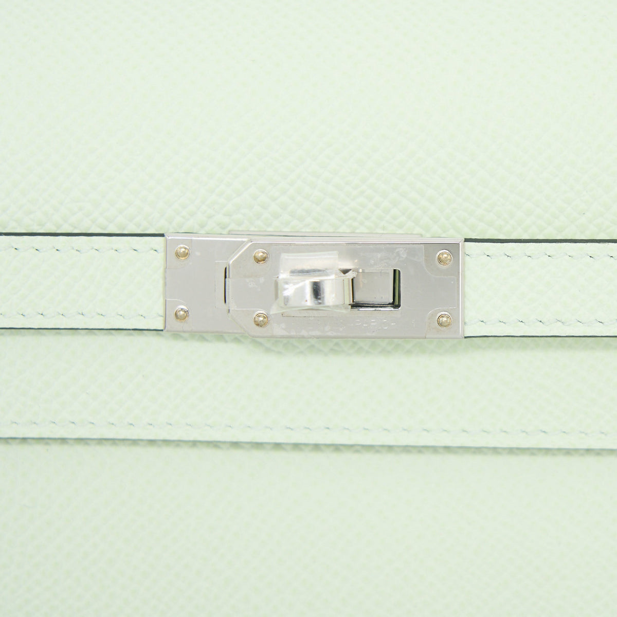 Hermes Kelly To Go Epsom Vert Fizz SHW