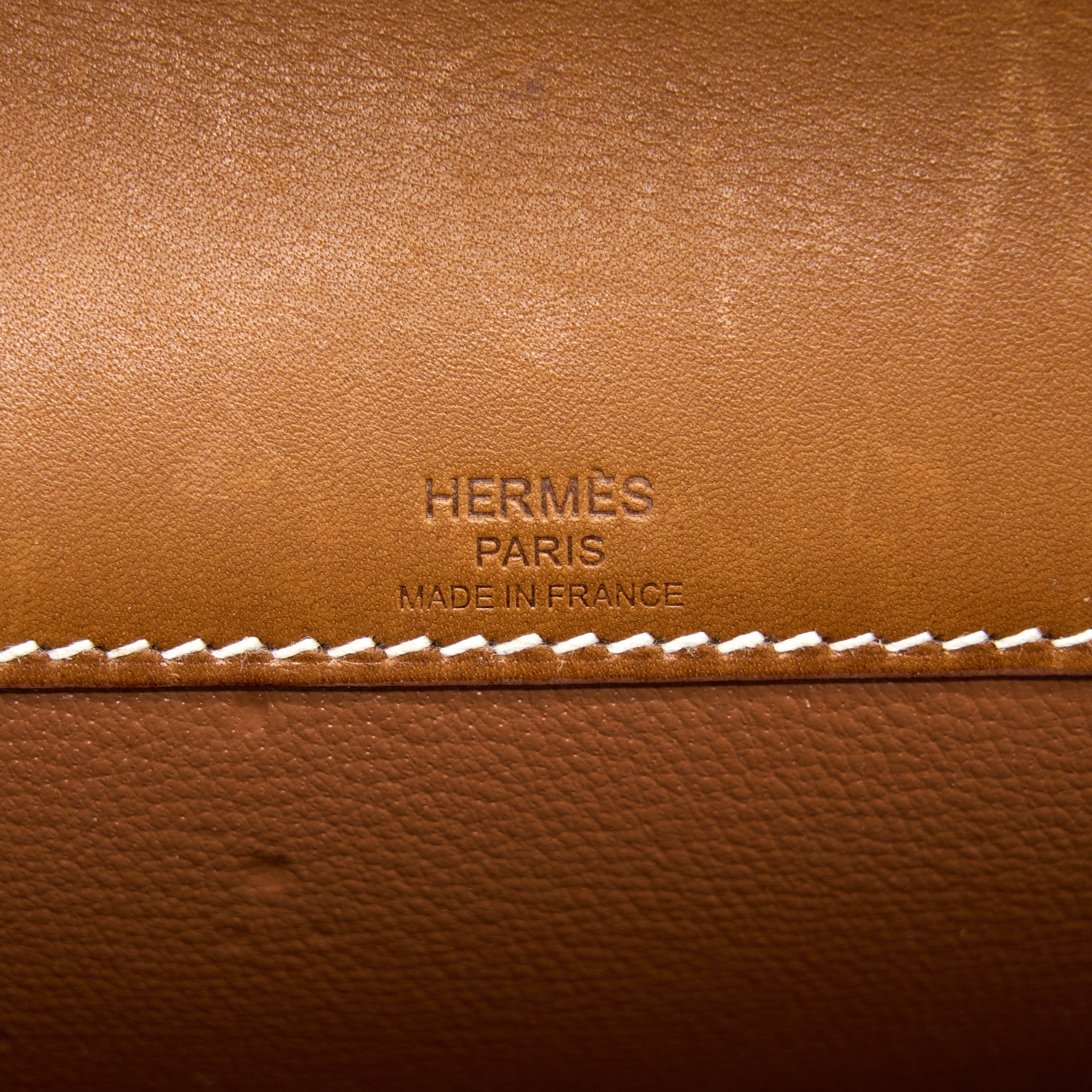 HERMES POCHETTE KELLY DEPECHES 25 CANVAS / BARENIA ECRU BEIGE / FAUVE GHW